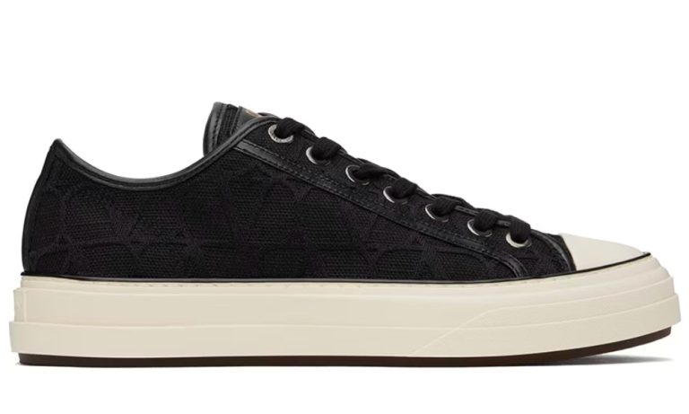 Valentino Garavani Black Totaloop Sneakers - Dubai Sneakers