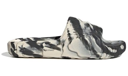 Adidas Adilette 22 Slides "Black Grey" - Dubai Sneakers