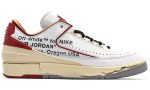 Air Jordan 2 Low x Off-White "White and Varsity Red" - Dubai Sneakers