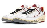 Air Jordan 2 Low x Off-White "White and Varsity Red" - Dubai Sneakers