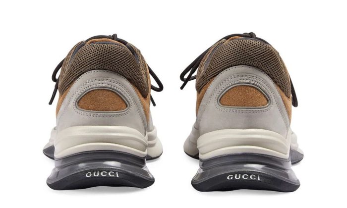 Gucci Run Sneaker 'Light Grey Brown' - Dubai Sneakers