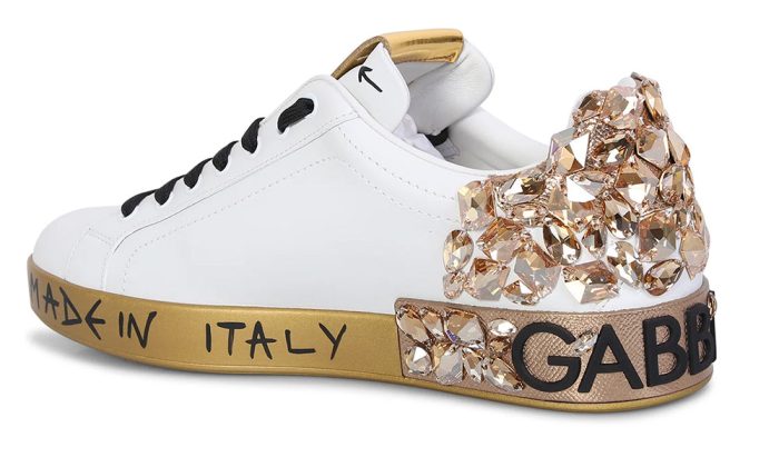 DOLCE & GABBANA Logo Patch Sneakers - Dubai Sneakers