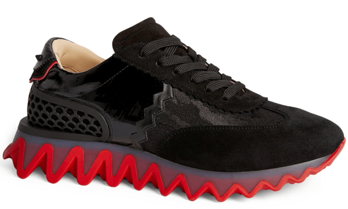 Christian Louboutin Loubishark Suede Low-Top Sneakers - Dubai Sneakers