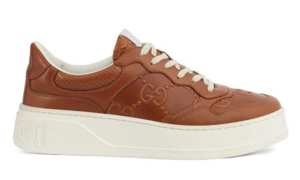 GUCCI  logo-embossed sneakers - Dubai Sneakers