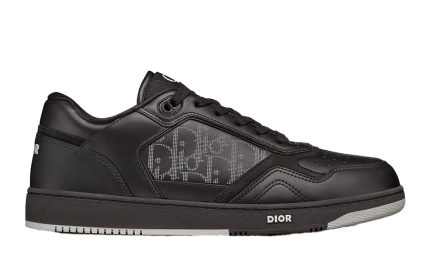 Dior B27 Low Black Dior Oblique Galaxy Leather Grey - Dubai Sneakers