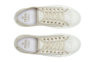 Fendi Domino White Fabric Low-Tops - Dubai Sneakers