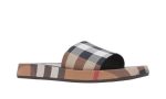 Burberry check-print cotton slides - Dubai Sneakers