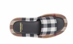 Burberry check-print cotton slides - Dubai Sneakers