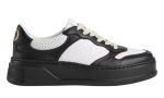 Gucci Wmns GG Embossed Sneaker 'Black White' - Dubai Sneakers