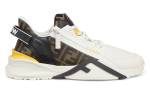 Fendi Flow White Leather Low-Tops - Dubai Sneakers