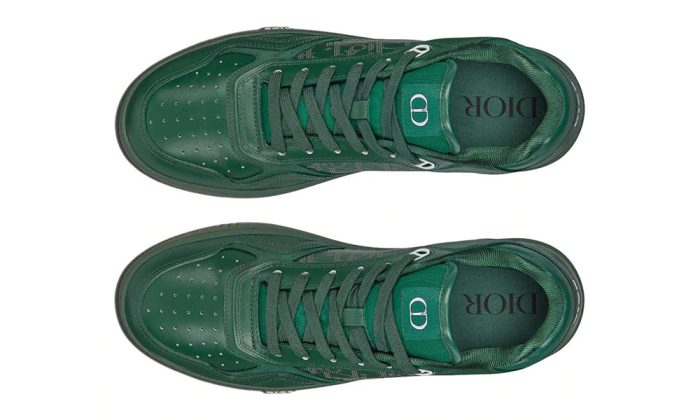 Dior World Tour B27 Low-Top Sneaker Oblique Green - Dubai Sneakers