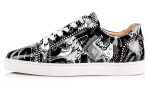 Christian Louboutin Seavaste Orlata Patent Nicograf Black/White - Dubai Sneakers