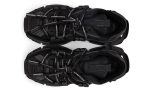 DOLCE & GABBANA Black Mixed-Materials Space Sneakers - Dubai Sneakers