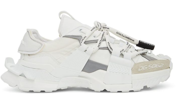 DOLCE & GABBANA White Space Sneakers - Dubai Sneakers