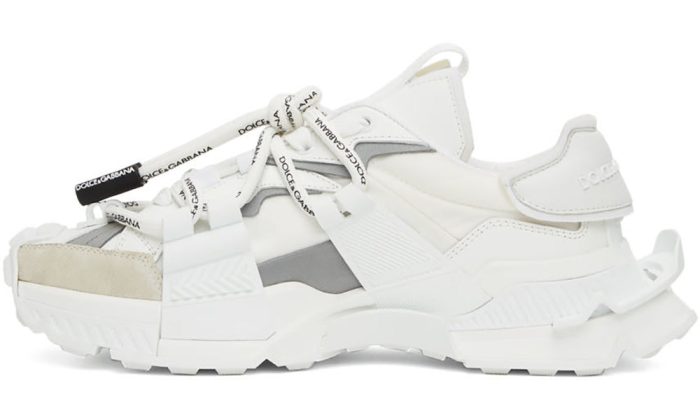 DOLCE & GABBANA White Space Sneakers - Dubai Sneakers