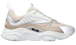 Dior B22 Cream Technical Mesh with Beige and White Smooth Calfskin - Dubai Sneakers