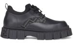 Fendi Leather Double F Oxford Shoes - Dubai Sneakers