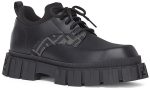 Fendi Leather Double F Oxford Shoes - Dubai Sneakers