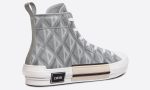 Dior B23 High-top Sneaker "Dior Gray Cd Diamond Canvas" - Dubai Sneakers