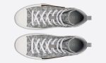 Dior B23 High-top Sneaker "Dior Gray Cd Diamond Canvas" - Dubai Sneakers