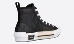 Dior B23 High-top Sneaker "Black CD Diamond Canvas" - Dubai Sneakers