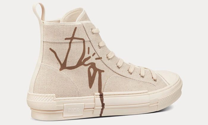 Dior B23 Cactus Jack Dior "Cream & Coffee" High-top Sneaker - Dubai Sneakers