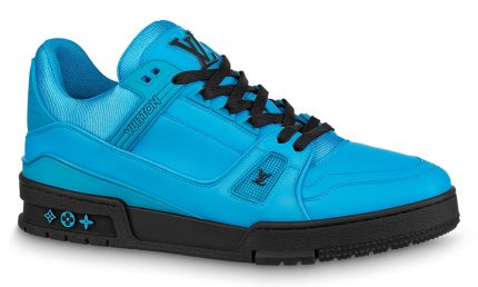 Louis Vuitton Trainer Sneaker "Blue" Calf leather - Dubai Sneakers