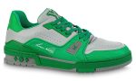 Louis Vuitton Trainer Sneaker "Green" - Dubai Sneakers
