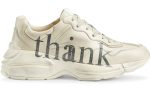 Gucci Rhyton 'think/thank' print sneaker - Dubai Sneakers