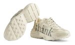 Gucci Rhyton 'think/thank' print sneaker - Dubai Sneakers