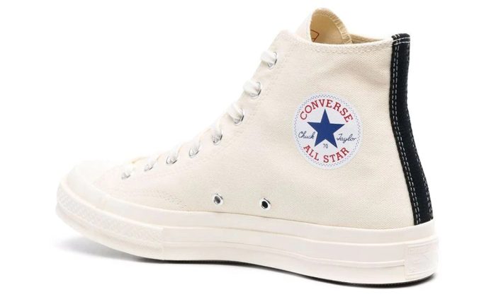 Comme Des Garçons Play x Converse Chuck 70 high-top sneakers - White - Dubai Sneakers