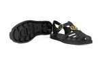 Gucci Rubber Buckle Strap Sandals - Black - Dubai Sneakers