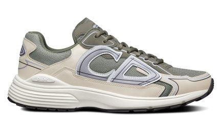 DIOR B30 SNEAKER "Olive Mesh and Cream Technical Fabric" - Dubai Sneakers