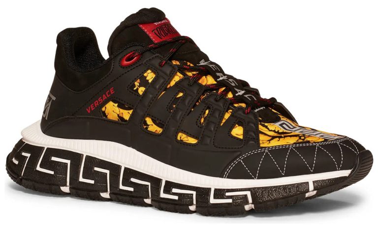 VERSACE Trigreca Barocco Low Top Sneaker - Dubai Sneakers