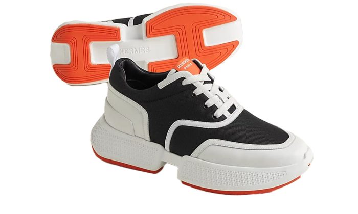 Hermes Giga sneaker "Orange Black" - Dubai Sneakers