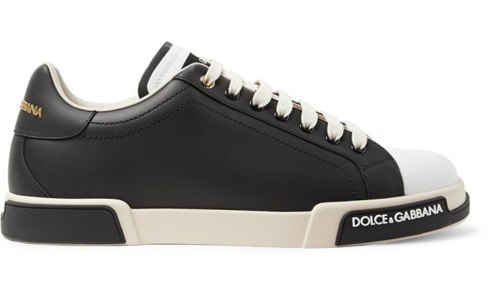 Dolce & Gabbana Leather Sneakers "Black" - Dubai Sneakers