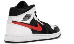 Air Jordan 1 Mid Black Chile Red White - Dubai Sneakers