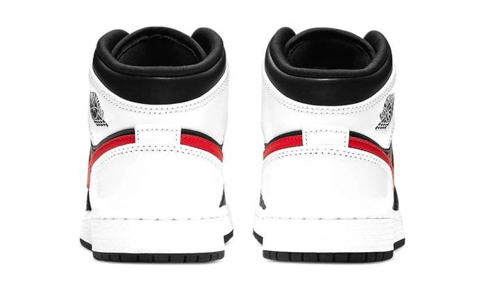 Air Jordan 1 Mid Black Chile Red White - Dubai Sneakers