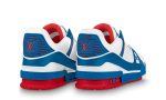 Louis Vuitton Trainer Sneaker 'White Blue Red' - Dubai Sneakers