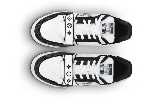 LV Trainer Sneaker "Black - White" - Dubai Sneakers