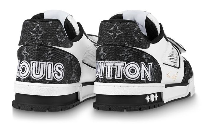 LV Trainer Sneaker "Black - White" - Dubai Sneakers