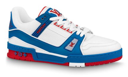 LV Trainer Sneaker 'White Blue Red' #1A8ZT0