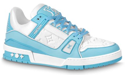 Louis Vuitton Trainer Sneaker "Sky Blue" #1AA6X3 - Dubai Sneakers