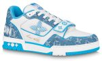 Louis Vuitton Trainer Sneaker "Blue" #1A9ZI2 - Dubai Sneakers