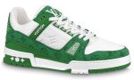 Louis Vuitton Trainer Sneaker "Green" #1A9JHZ - Dubai Sneakers
