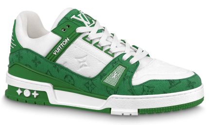 Louis Vuitton Trainer Sneaker "Green" #1A9JHZ - Dubai Sneakers