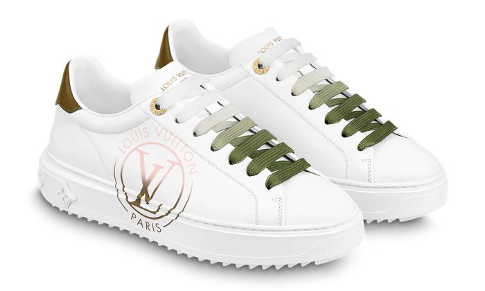 LV Time Out Trainer "Khaki Green" - Dubai Sneakers