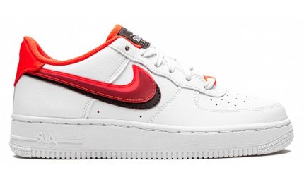 Nike Air Force 1 LV8 Double Swoosh Red Black (GS) - Dubai Sneakers