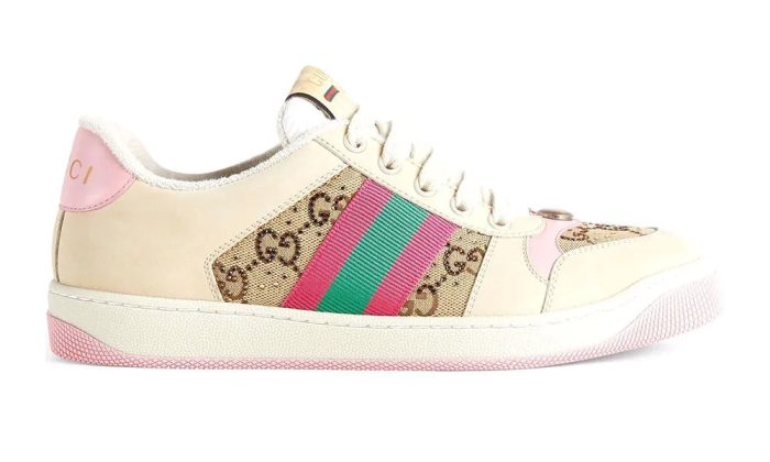 Gucci crystal-embellished GG Screener sneakers - Dubai Sneakers