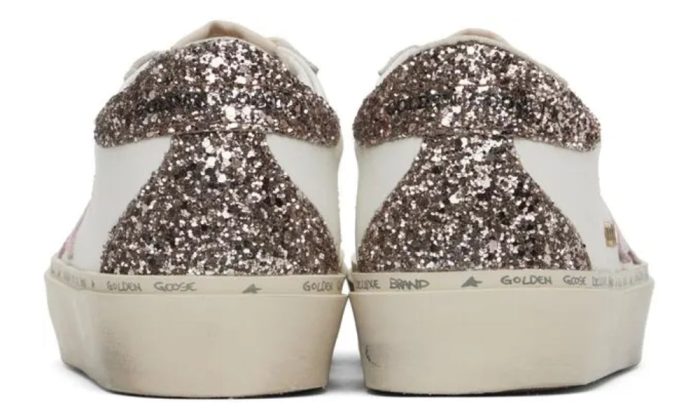 Golden Goose Hi Star 'White Antique Pink Glitter' - Dubai Sneakers